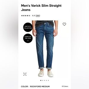 Ralph Lauren Varick Slim Straight jeans